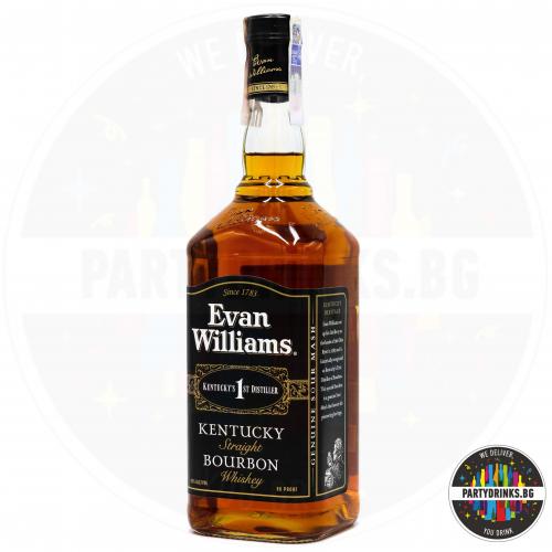 Бърбън Evan Williams Kentucky Black Label 1.0L 43%
